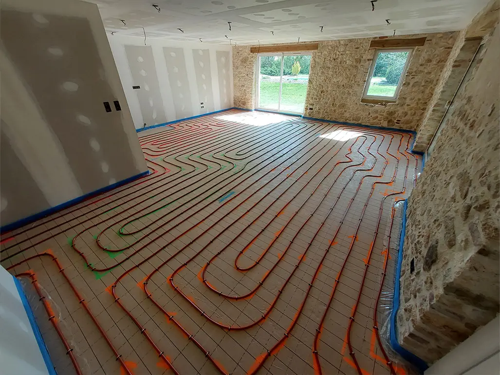 Pompe à chaleur & plancher chauffant