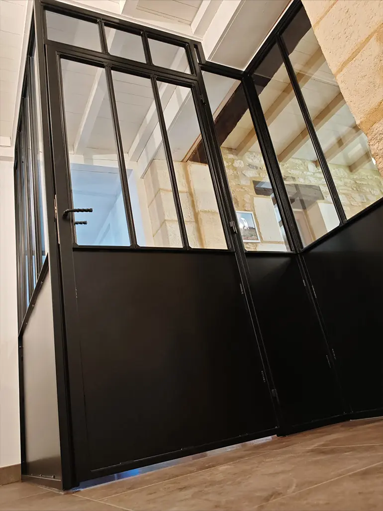Verrière métallique, finition thermolaquée - Cuzorn 47500
